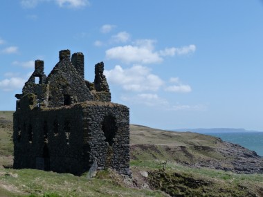 dunskey castle  portpatrick